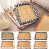 Comfortable Summer Small Cat Cooling Mat Moistureproof Medium Dog Sleeping Bed Cushion Rattan Mat Pet Puppy Accessories