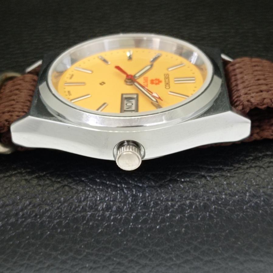 MONTRE HOMME AUTOMATIQUE SEIKO EXPO 70 6309A RÉVISÉE JAPON CADRAN CRÈME a427222-2 QRL-a427222