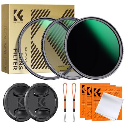 Concept 62mm Filter Set Lens Protection Filter CPL Filter Lens Cap Cleaning Cloth 24 Layer Coating Thin Frame Lens Protection Light Attenuation