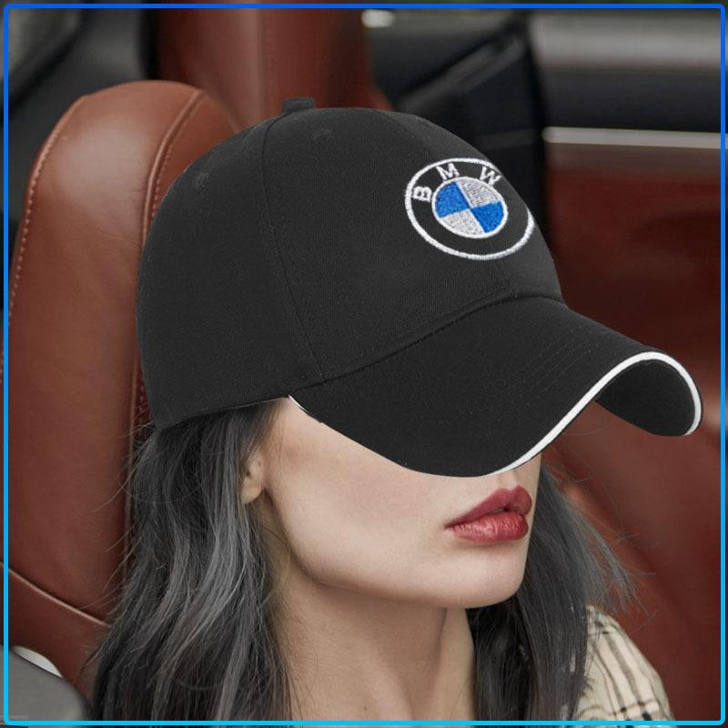 For BMW E60 E46 E39 E38 E90 E36 F30 E30 E31 E34 F10 F20 E87 E92 E91 E53 E70 X1 X5 X3 X6 Fashion Men Women Car Decoration Baseball Cap Car Logo Sun Hat