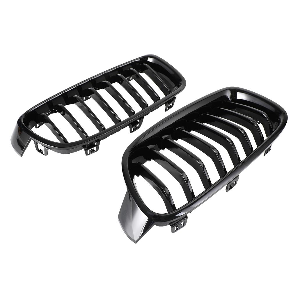 Gloss Black Front Kidney Grill Grille Fit BMW 3 Series F30 F31 F35 2012-2019