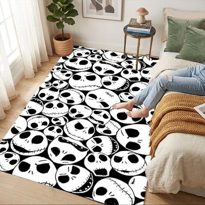 Jack Skellington Living Room Non-Slip Area Rug Soft Carpet for Bedroom Game Playroom Sofa Office Home Decor Doormat Christmas Gift C9211570