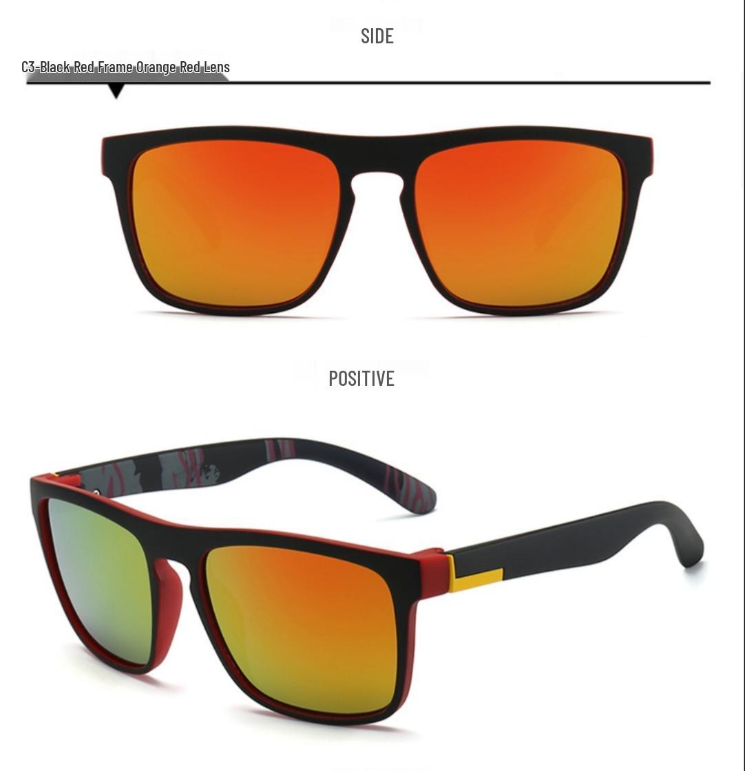 

Unisex Retro Fashion Sunglasses: UV Protection for Fishing & Sports