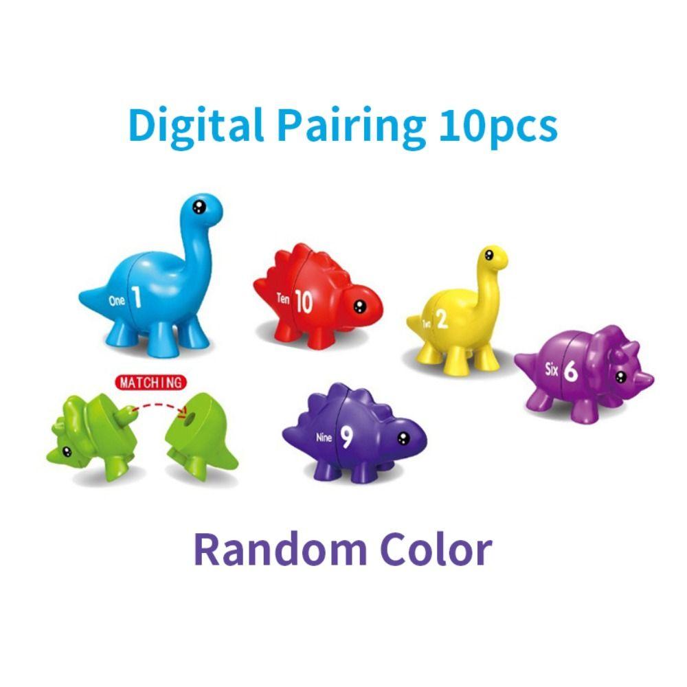Plastic Letters Matching Letters Toy Double-Sided Dinosaur Alphabet Sensory Toys  Children'S Gift
