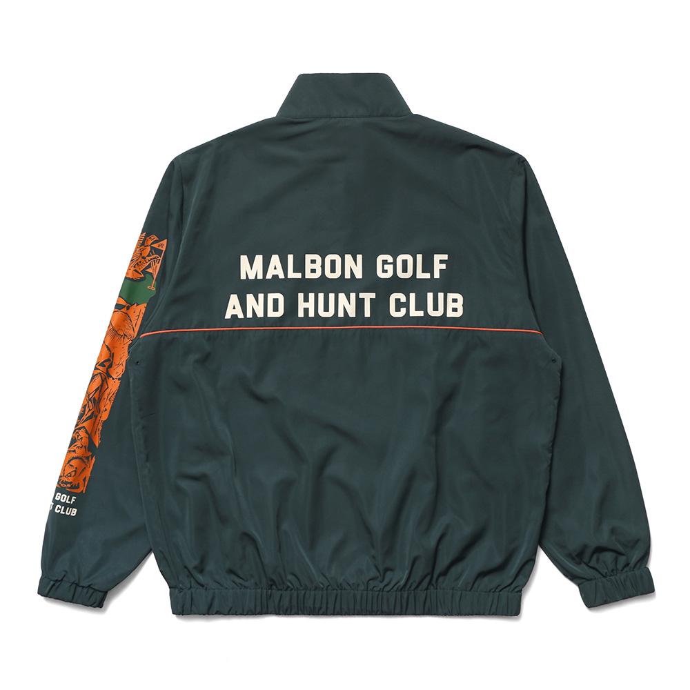 Malbon Golf [Hunt Club] Windbreaker Anorak Green (Man)