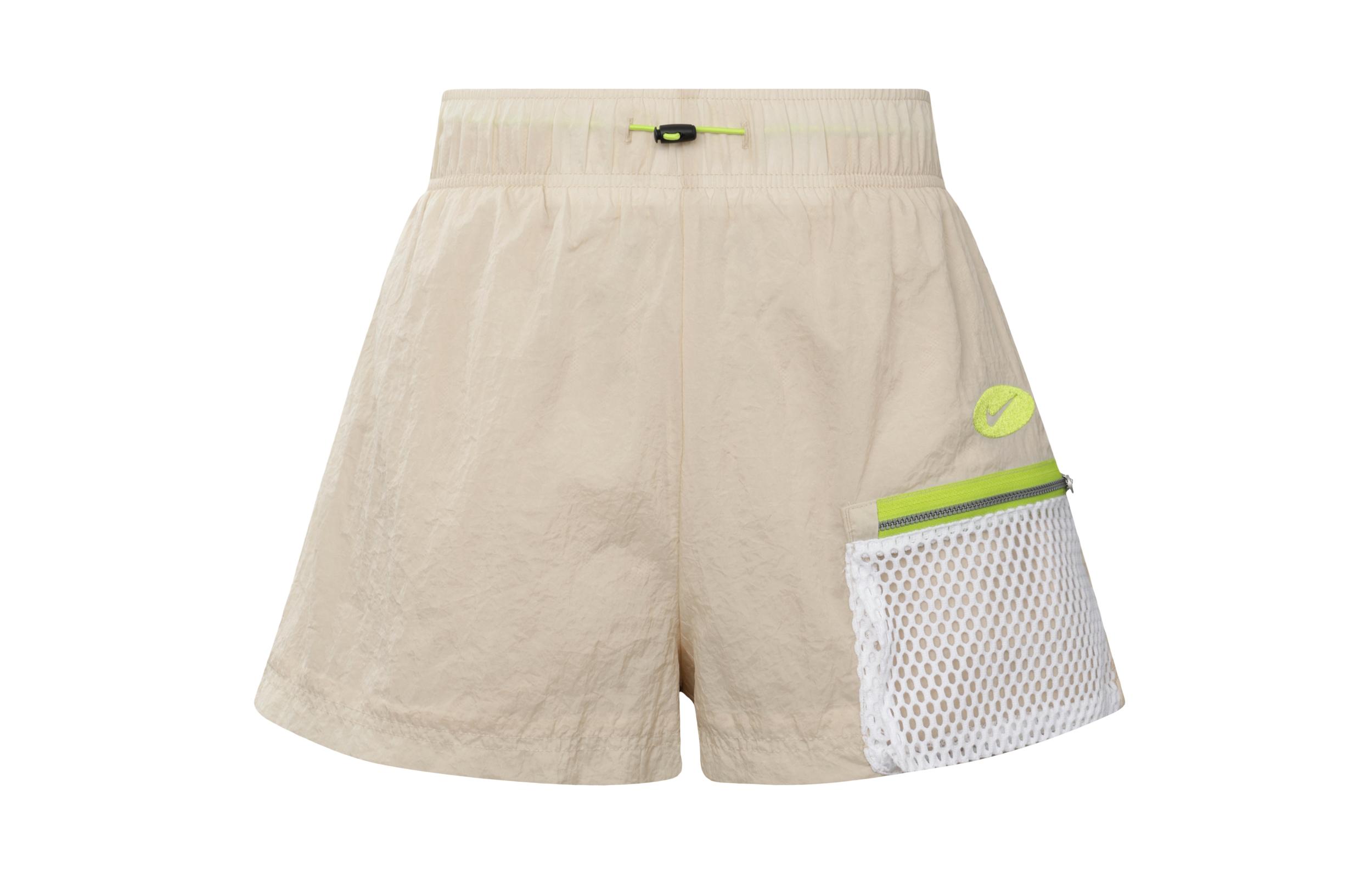 Nike Women ss High-Waisted Woven Shorts  Beach White  DM6561-126 S