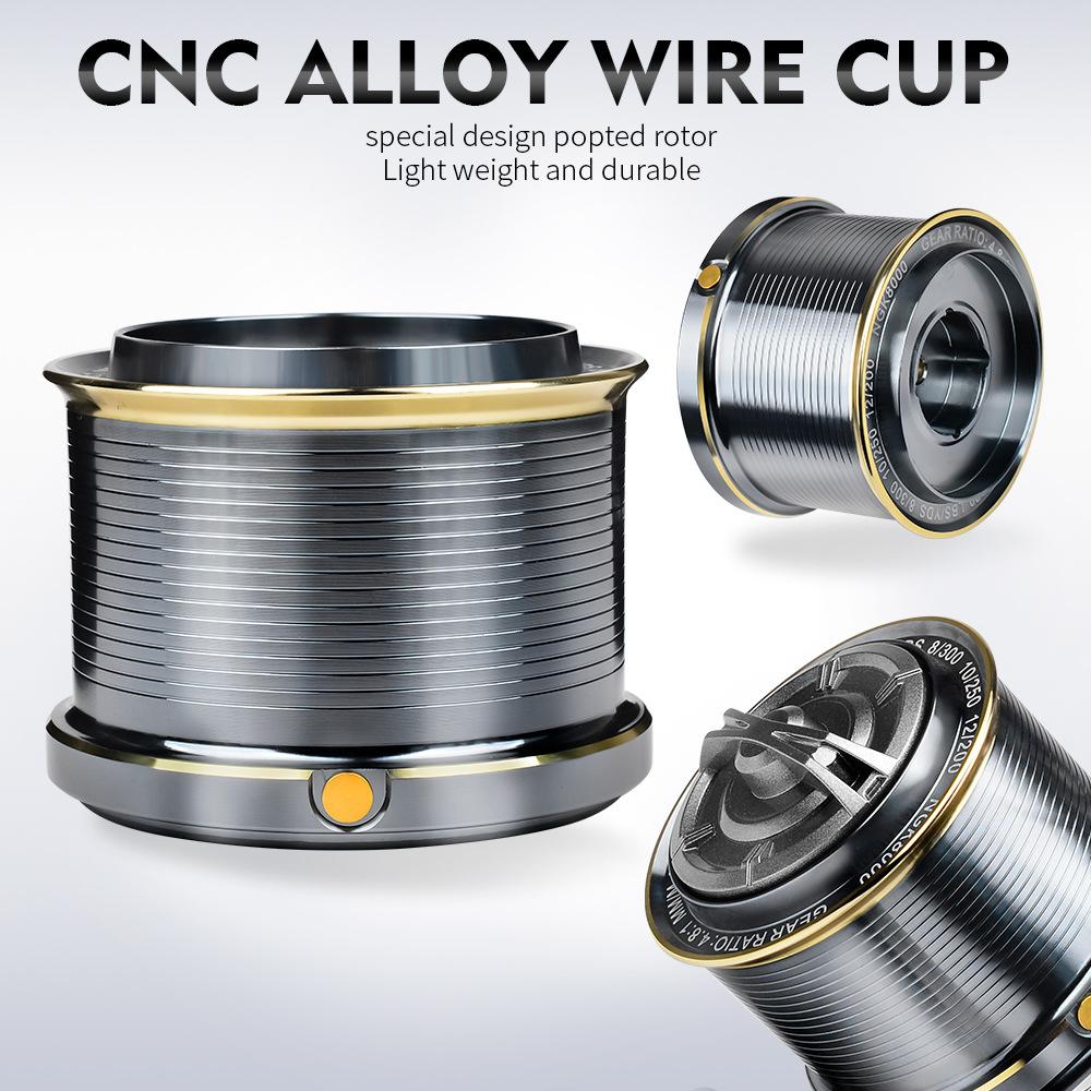 Metal Fishing Wheel 4.8:1 Ultra Long Throw Fishing Wheel 6+1BB 18KG Pull Fishing Wheel Sea Fishing Boat Fishing Wheel