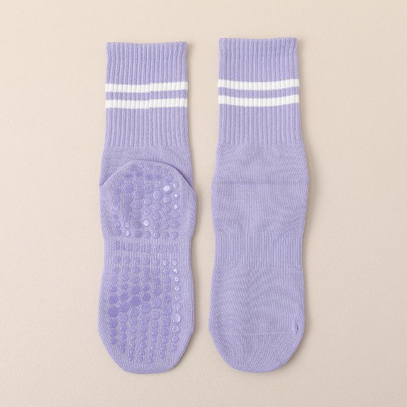 Women's Non-Slip Mid-Calf Yoga & Pilates Socks