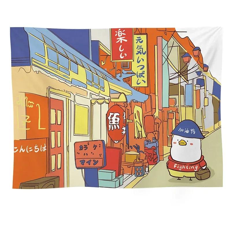 

Мультфильм Анимация Фон Ткань Украшения Стены Дома Гобелен Офис Гостиная Гобелен 100x75cm