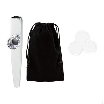 Kazoo Flauta Rellenos de Bolsas de Regalo Decoraciones de Fiesta Fácil de Tocar con 3 Membranas de Repuesto Juguete Musical