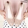 FHC Summer Casual Jelly Shoes,Wedges Sandals,Shallow Out Rubber Mid Heels,Galosh Overshoes,Pointed Toe,Slip On,Blue,Dropship