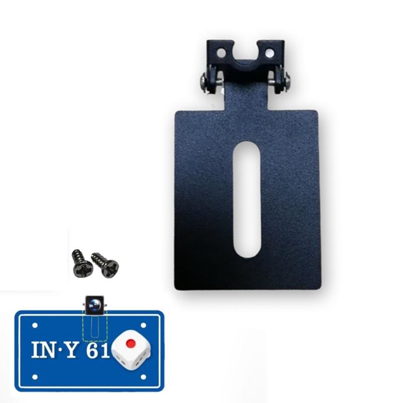 Car Rear View Camera Bracket Metal Mount Holder For Backup Reverse Cameras License Plate Holder