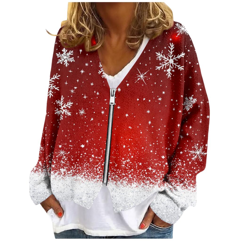 Womens Zip Up Sweaters Sweatshirts Long Sleeve Oversized Jackets Soft Casual Loose Tunic Tops