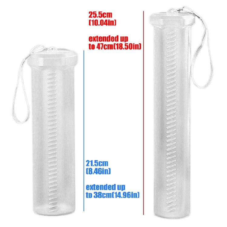 Shatterproof Plastic Writing Brush Storage With Customizable Sections For Different Sized Writing Brushes