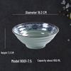 blue sky white clouds 9-inch fiberglass bowl (2-pack)
