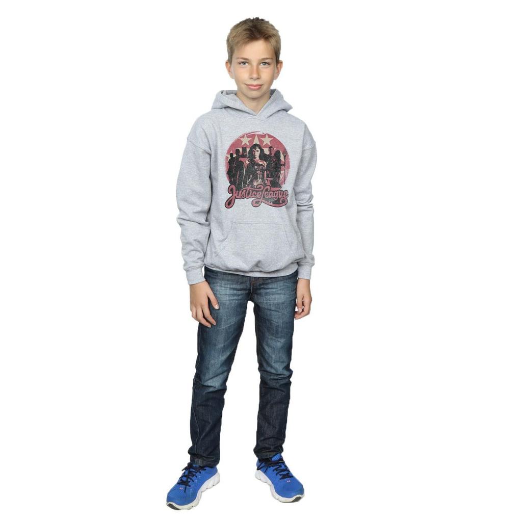 DC Comics Boys Justice League Movie Group Pose Hoodie