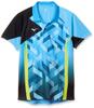 Table Tennis Game Shirt, Short Sleeve, Moisture-Wicking, Quick-Drying, Stretch, JTTA Certified, 82JA8010, Kids, Aquarius Size 140