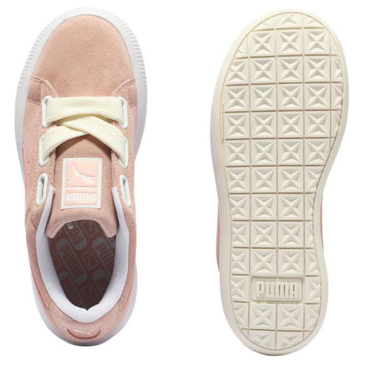 Puma Suede Mayu Retro Thick Sole Low Top Sneakers Women sneakers Pink White 387321-06
