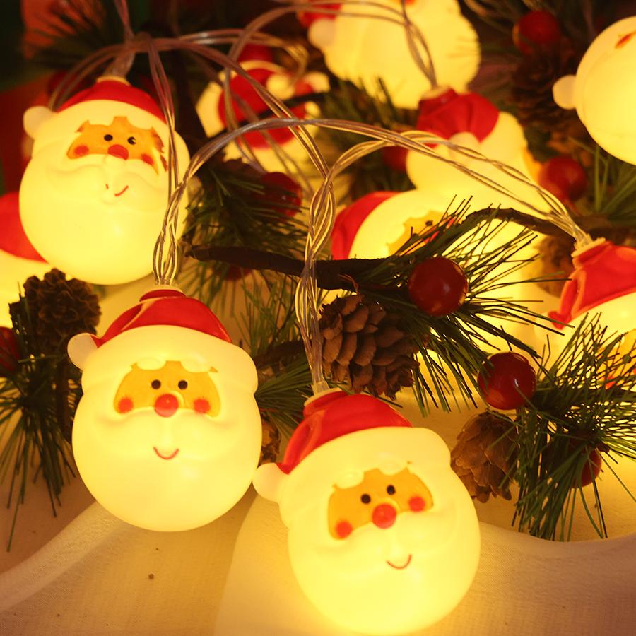 Santa Claus LED Light String Christmas Lights Festive Atmosphere Decorative Lights Christmas Tree Lights String Lights