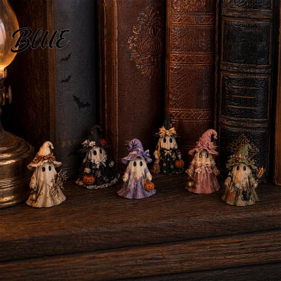 Spooky Advent Calendar Halloween Calendar 24 Days Ghost Countdown with Durable Holiday Decor Collectible Figures Gifts for Kids Boys Girls Toddlers
