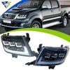 LED Triple-Lens Daytime Running Light Headlight for Hilux VIGO 2012-2014