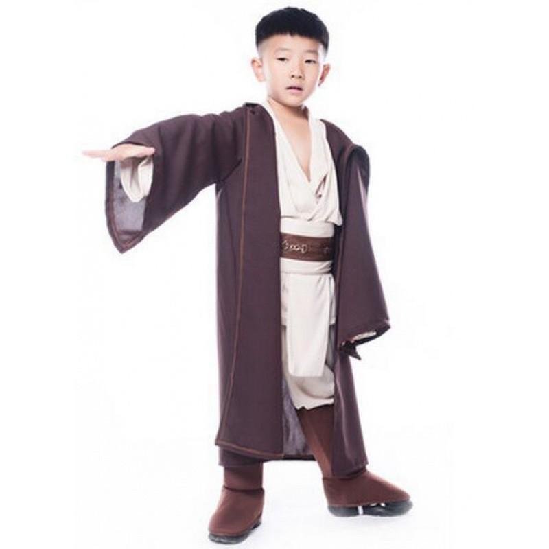 

Star Wars Kids Jedi Cape Cloak Cloak Costume The Force Awakens White Soldier Suit XL