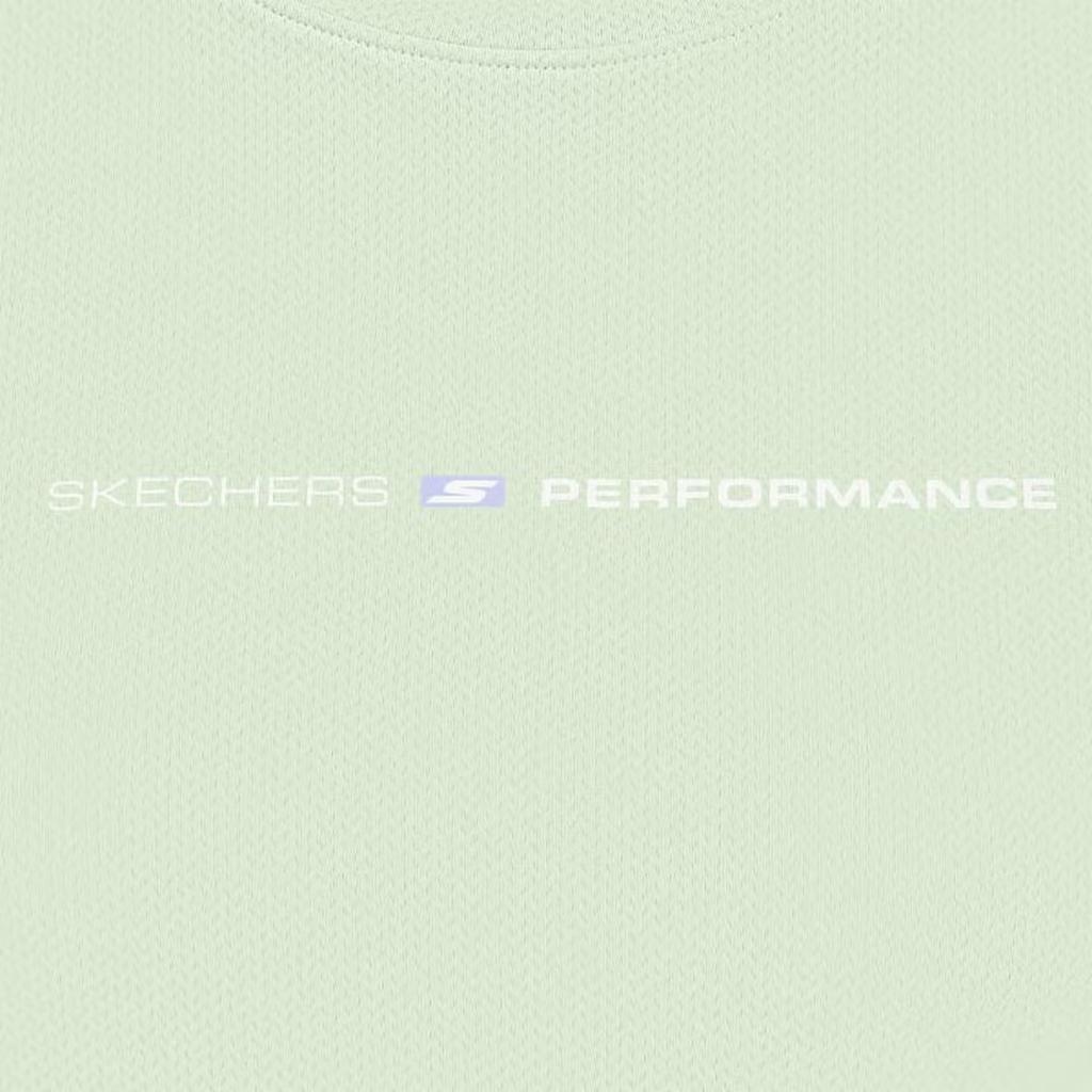 Skechers Comfortable Fashionable Versatile Simple Solid Color Short Sleeve Regular T-Shirt Women Tops Light-Forest-Green P225W020-05FU
