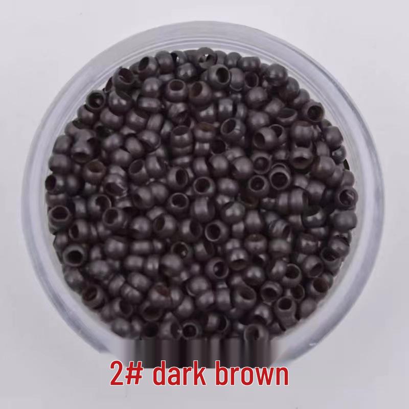 "2.5mm Nano Copper Micro Hair Extension Rings - 1000pcs"