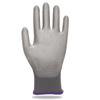 QS/Gray PU2002E Industrial Gloves – Lightweight, Flexible, and Breathable Protective Work Gloves for Construction.