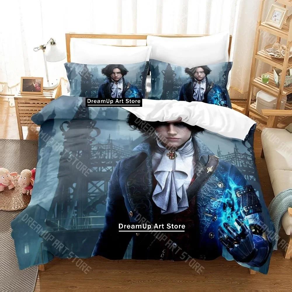 

3D Print Lies Of P Bedding Set Single Twin Full Queen King Size Bed Set Adult Kid Bedroom Duvetcover Sets Anime Bed Sheet Set EU Single 90x200cm