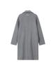 MISEKI SEOUL Double Button Long Coat Gray