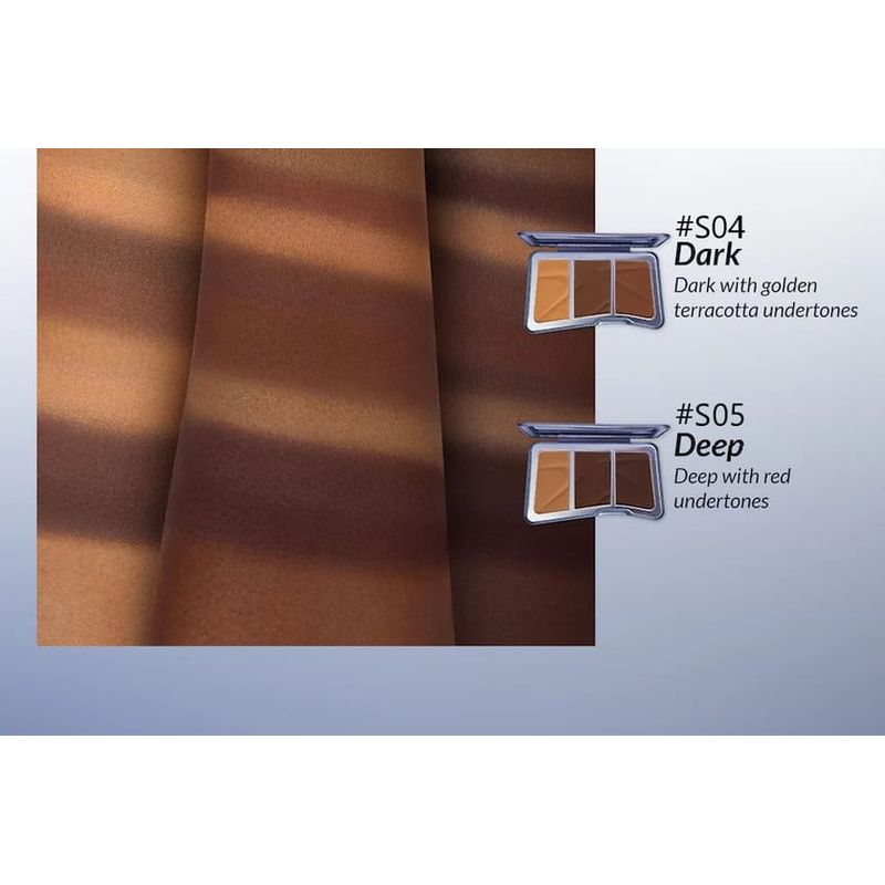 Kaleidos - Trikolorní paletka na konturování - 6 typů