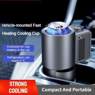 Multifunctional Car Cooling Cup Portable Digital Display Cooling Cup Car And Home Dual-use Beverage Cooling Equipment 136 * 90 * 172mm