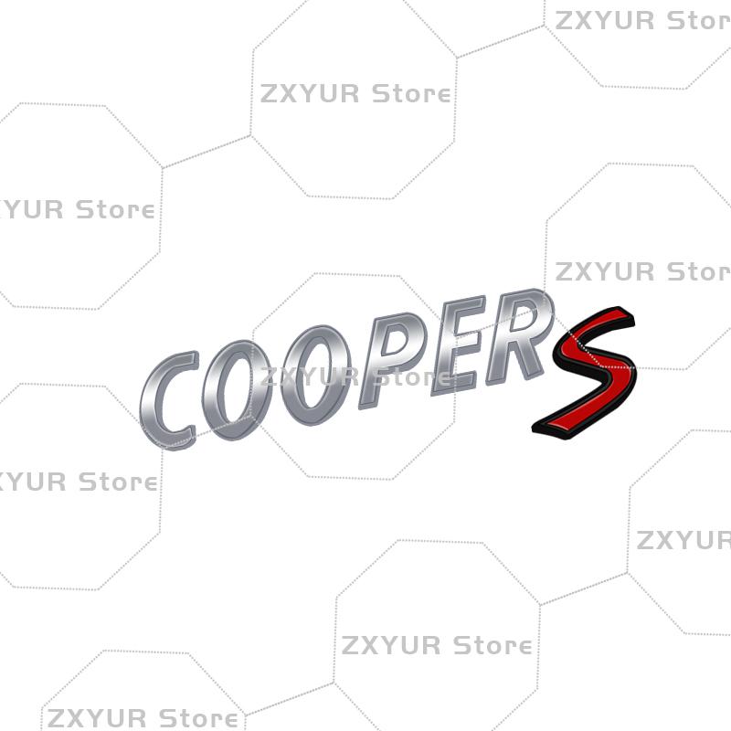 Metal COOPER SD Emblem Car Sticker Letter Badge Body Rear End Trunk Decor For Mini Cooper S R60 R52 R53 R55 R56 F54 F55 F56 F60