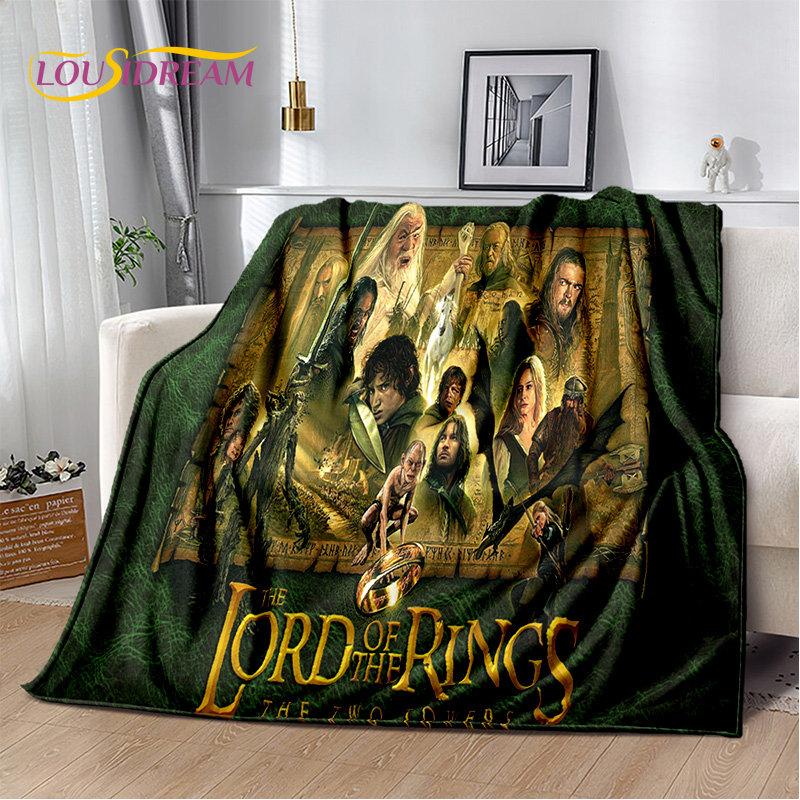 L-Lord of the Rings H-Hobbit Soft Plush Blanket,Flannel Blanket Throw Blanket for Living Room Bedroom Bed Sofa Picnic Cover Kids