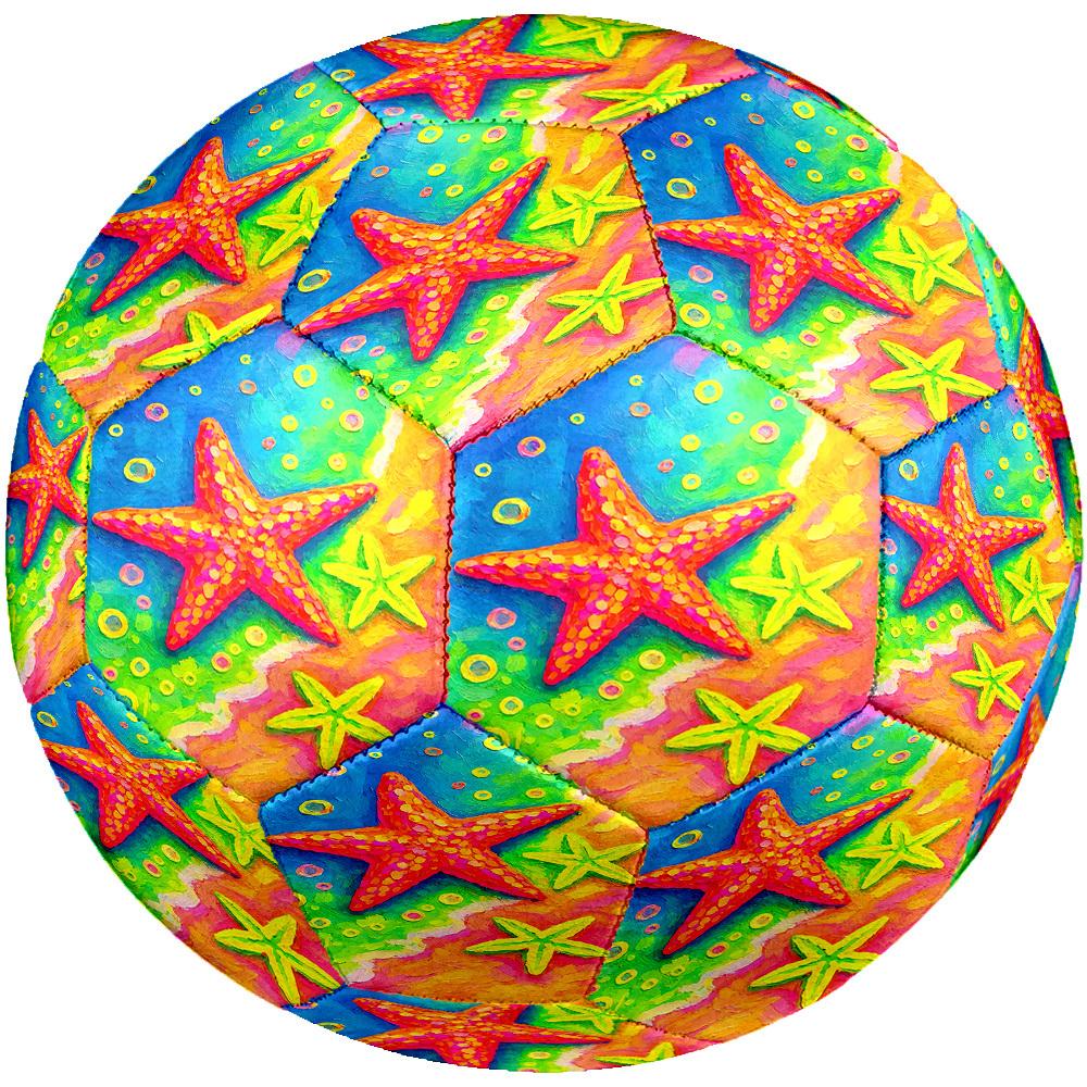 1pc Starfish Dreamscape Size 5 Soccer Ball Professional Match Training Football Indoor &Outdoor Sports Ball Lightweight Durable c65114