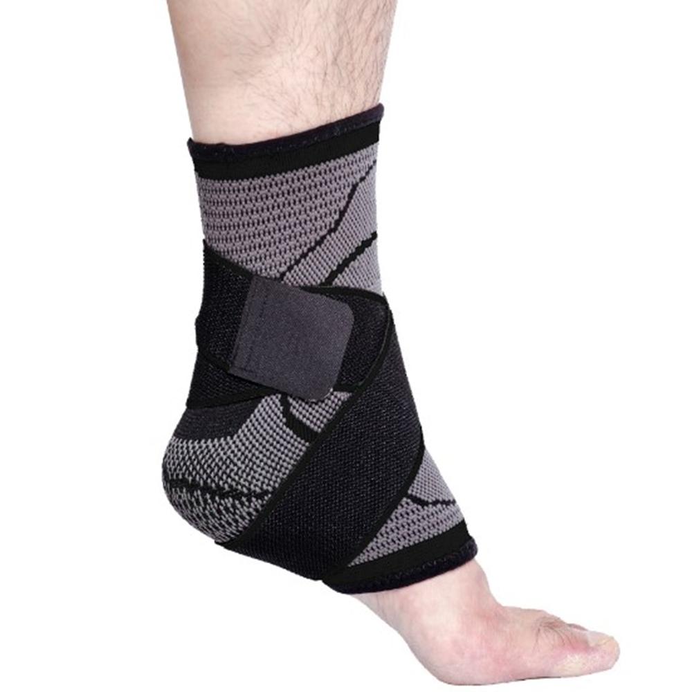 1pc Ankle Support Brace Compression Sleeve Foot Tendon Pain Relief Men & Women