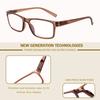 Turezing Reading Glasses For Men And Women Blue Light Blocking Anti Fatihue Anti UV Fashion Decorative Prescription Eyeglasses
