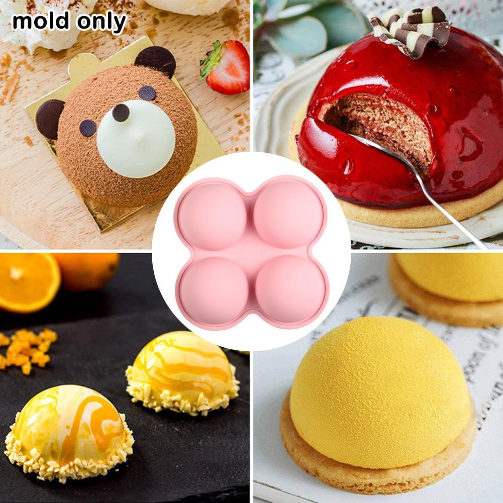 Half Sphere Silicone Soap Molds Bakeware Cake Decorating Mould Tools Chocolate P8N0 uygun