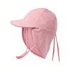 1-4Y Popular Outdoor Unisex Baby European and American Cape Sun Hat Children's Sun Protection Hat Toddler Sun Hat