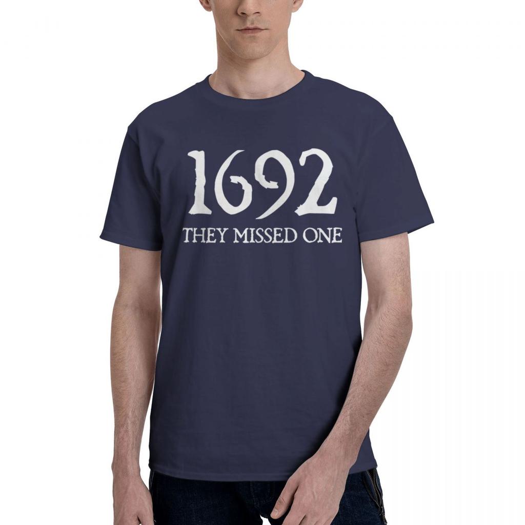 1692 They Missed One Letter 100 Cotton Casual Breathable Confortable Vintage Mens Clothing Deals Mens Wear