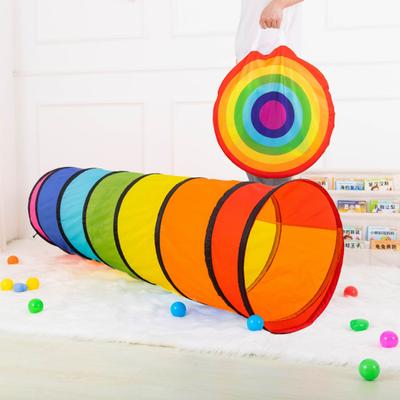 Rainbow Play İç Mekan ve Bebekler İçin Oyuncak Küçük Çocuklar İçin Tünel Çocukların Gezinebileceği Açık Hava Tüneli Oyuncak