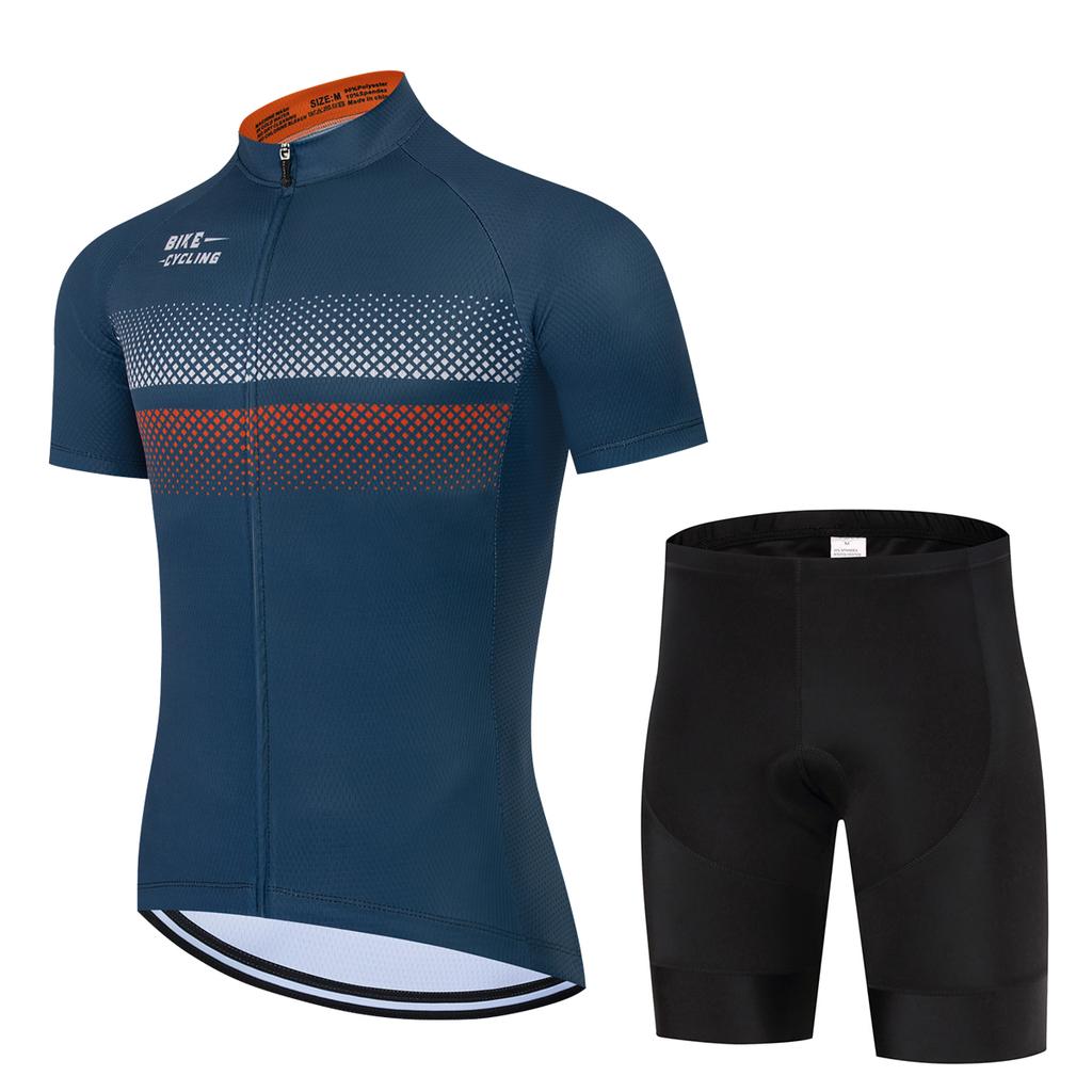 Men Short Sleeve Set Breathable Racing Sport MTB Bicycle Clothes Outdoor Bike Uniform 2026 Summer Breathable Cycling Suit Set