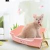 Schubladen-Stil Haustier-Trainer-Tablett Katzentoilette Anti-Spritzer Kätzchen Hund Kaninchen Kunststoff Toilette Bettpfanne Reinigungsmittel Katzenbettpfanne