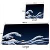 Giant Waves Mouse Pad Large Japanese-style Mouse Pads Company MouseMat Art Carpet Rugs Gamer Ukiyo-e Keyboard for Laptop 900X400