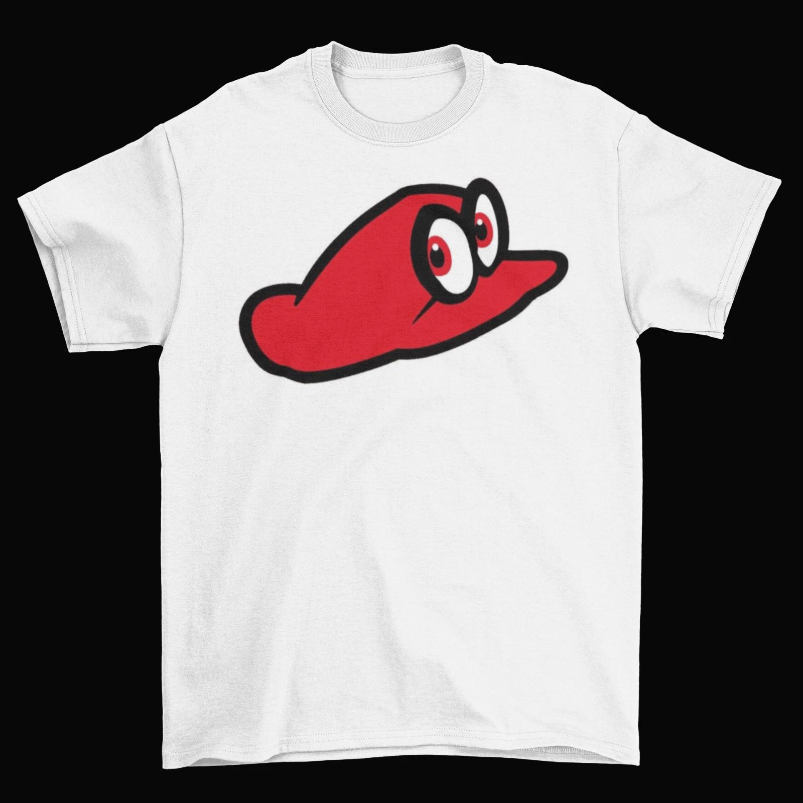 Super Mario Odyssey Cappy T-Shirt Mens Unisex Cotton Adult Sizes Nintendo Switch XS