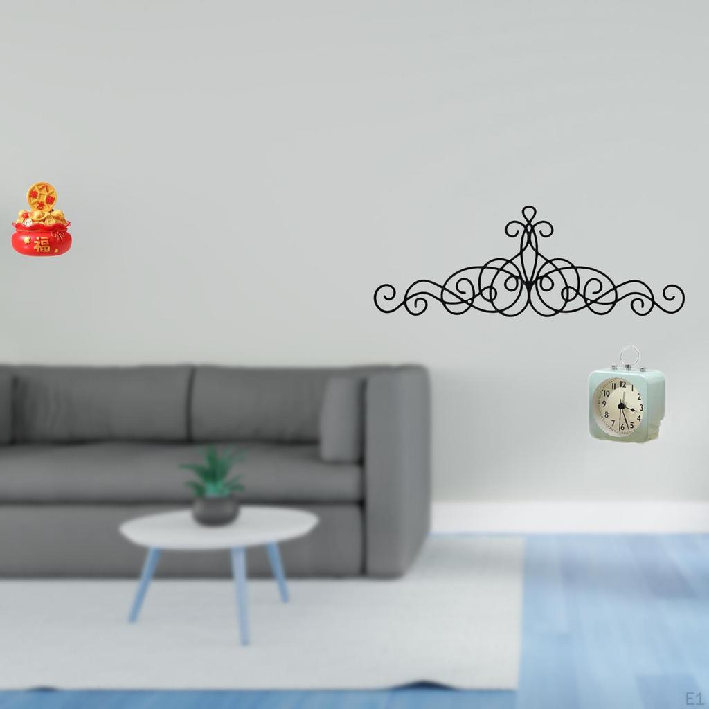 Festival Treasure Cornucopia Figurine Ornament And Floral Metal Wall Art Decor for Bedroom Patio