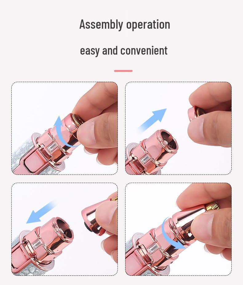 2-in-1 Electric Eyebrow and Hair Trimmer for Men & Women: Portable, Multifunctional Epilator and Shaver