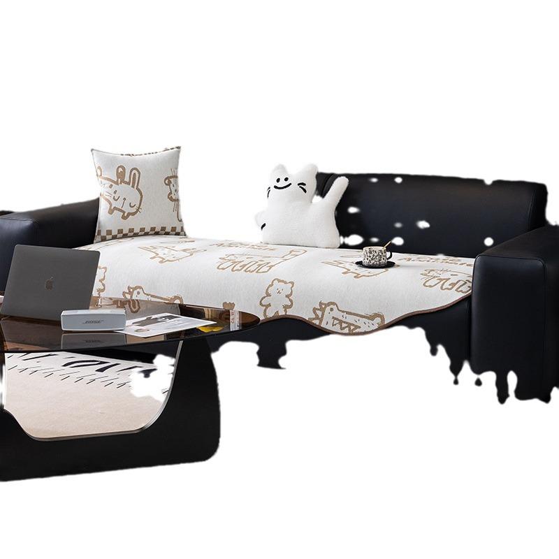 Special-Shaped Sofa Cushion Universal In All Seasons  New Sofa Seat Cushion Non-Slip Straight Row Three-Person High-End Cover Cloth Towel