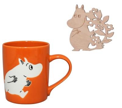 Κούπα MOOMIN Yamaka Shoten με Ξύλινο Ποτήρι, Περίπου. Χωρητικότητα 300ml, Σκανδιναβικό Στυλ, Δώρο Ημέρας της Μητέρας, Επιτραπέζια Σκεύη, Δώρο, Δώρο Γάμου, Κατασκευασμένο στην Ιαπωνία,